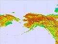 Alaska United States temperature map