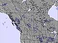 Alberta rain and snow map