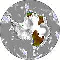 Antarctica cloud map