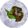 Antarctica weather map