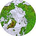 Arctic weather map