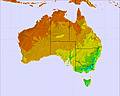 Australia temperature map