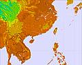 Hong Kong temperature map