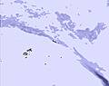 American Samoa rain and snow map