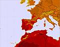 Andorra temperature map