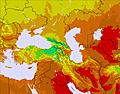 Armenia temperature map