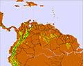 Aruba temperature map